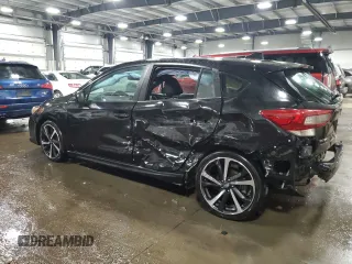 2023 Subaru Impreza Sport with VIN 4S3GTAM69P3700344, listed as a Copart auction lot 44818495 with 40,861 mi miles and Salvage Title. Bid and sale history available at carsss.com. Image 2.