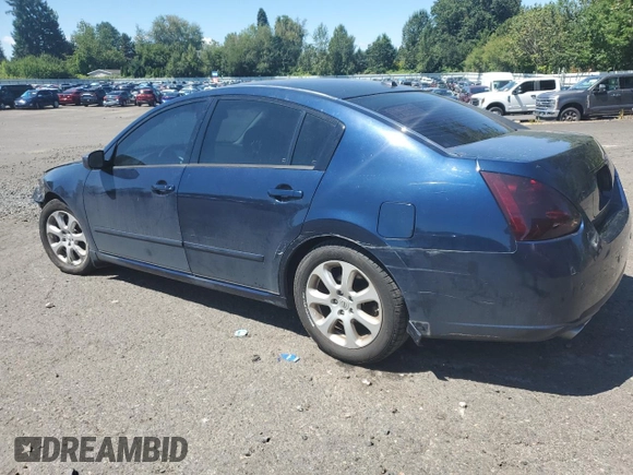 2008 Nissan Maxima 3.5 SL with VIN 1N4BA41E38C811895, listed as a Copart auction lot 65635914 with 123,050 mi miles and Salvage Title. Bid and sale history available at carsss.com. Image 2.