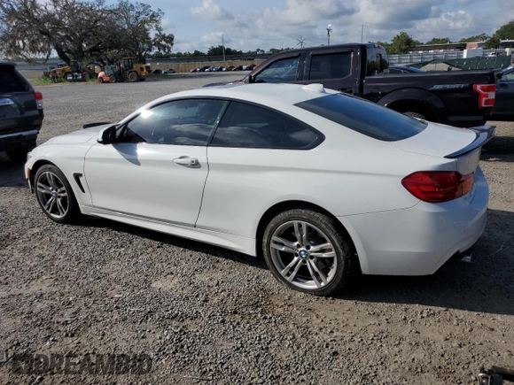 2014 BMW 4 Series 435i xDrive with VIN WBA3R5C59EK187836, listed as a Copart auction lot 63946075 with 100,700 mi miles and Salvage title. Bid and sale history available at DreamBid. Image 2.