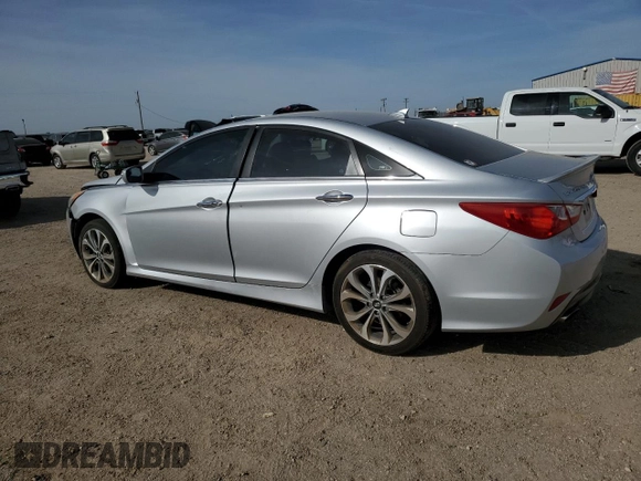 2014 Hyundai Sonata SE with VIN 5NPEC4AC7EH828456, listed as a Copart auction lot 51327875 with 162,843 mi miles and Salvage Title. Bid and sale history available at DreamBid. Image 2.