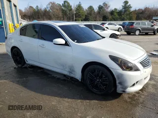 2011 Infiniti G25 Sedan x with VIN JN1DV6AR2BM451013, listed as a Copart auction lot 84508134 with 124,945 mi miles and Clean Title. Bid and sale history available at carsss.com. Image 4.