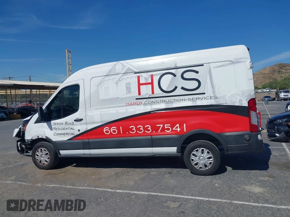 2019 Ford Transit with VIN 1FTYR2CM3KKA87418, listed as a IAAI auction lot 42078907 with 78,075 mi miles. Bid and sale history available at carsss.com. Image 14.