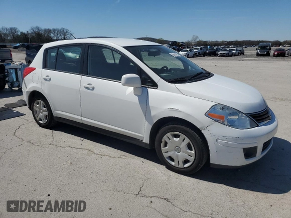 2012 Nissan Versa S with VIN 3N1BC1CP8CK275730, listed as a Copart auction lot 49444785 with 185,129 mi miles and Salvage Title. Bid and sale history available at carsss.com. Image 4.