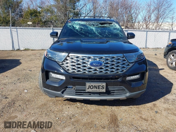 2021 Ford Explorer Platinum with VIN 1FM5K8HC2MGA54549, listed as a IAAI auction lot 41239529 with 43,518 mi miles. Bid and sale history available at carsss.com. Image 12.
