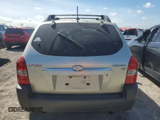 2008 Hyundai Tucson SE with VIN KM8JN12D88U895247, listed as a Copart auction lot 75433954 with 125,198 mi miles and Salvage Title. Bid and sale history available at carsss.com. Image 6.