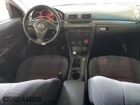 2005 Mazda 3 s with VIN JM1BK143951306838, listed as a Copart auction lot 52993885 with 202,423 mi miles and Salvage Title. Bid and sale history available at carsss.com. Image 8.