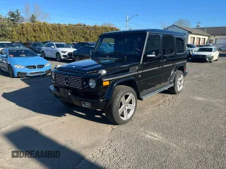 2005 Mercedes-Benz G-Class with VIN WDCYR49EX5X160815, listed as a Copart auction lot 85263464 with 99,770 mi miles and Clean Title. Bid and sale history available at carsss.com. Image 1.