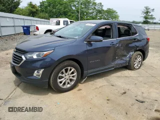 2018 Chevrolet Equinox LT with VIN 3GNAXJEV8JS528249, listed as a Copart auction lot 60393675 with 11,199 mi miles and Salvage title. Bid and sale history available at DreamBid. Image 1.