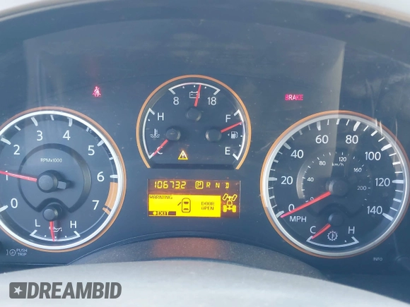 2011 Nissan Titan SL with VIN 1N6AA0EC0BN323844, listed as a IAAI auction lot 41768462 with 106,732 mi miles. Bid and sale history available at carsss.com. Image 16.
