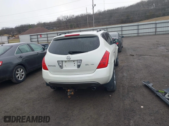 2005 Nissan Murano SL z VIN JN8AZ08W75W439711, wystawiony jako IAAI lot #41876752 z przebiegiem 179 361 mil mil oraz . Historia ofert i sprzedaży dostępna na DreamBid. Obrazek 16.