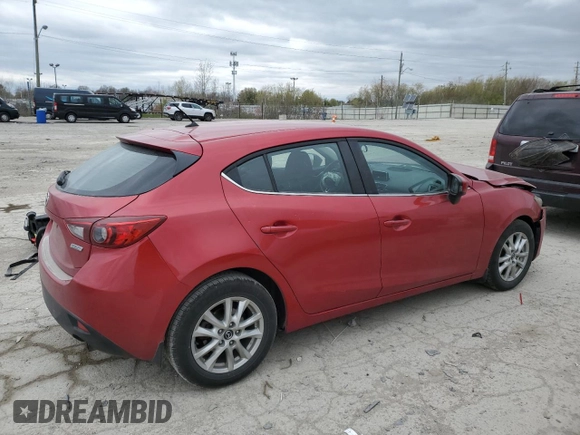 2014 Mazda 3 i Touring with VIN JM1BM1L70E1111533, listed as a Copart auction lot 53159935 with 143,035 mi miles and Salvage Title. Bid and sale history available at DreamBid. Image 3.