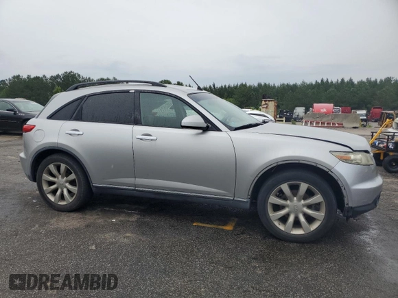 2004 Infiniti FX with VIN JNRAS08W24X201032, listed as a Copart auction lot 59367855 with 204,927 mi miles and Clean title. Bid and sale history available at DreamBid. Image 4.