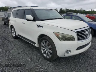 2012 Infiniti QX56 7-passenger z VIN JN8AZ2NE0C9022997, wystawiony jako Copart lot #58497615 z przebiegiem Nie podano mil oraz Tytuł czysty. Historia ofert i sprzedaży dostępna na DreamBid. Obrazek 4.