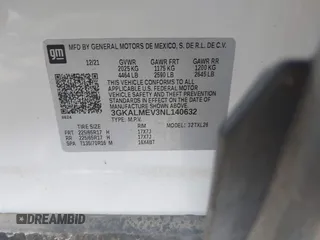 2022 GMC Terrain SLE with VIN 3GKALMEV3NL140632, listed as a IAAI auction lot 41570760 with 23,558 mi miles. Bid and sale history available at carsss.com. Image 9.