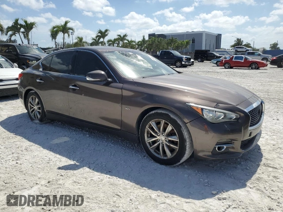2016 Infiniti Q50 3.0t Premium with VIN JN1EV7AP7GM300734, listed as a Copart auction lot 55263025 with 125,987 mi miles and Clean Title. Bid and sale history available at carsss.com. Image 4.