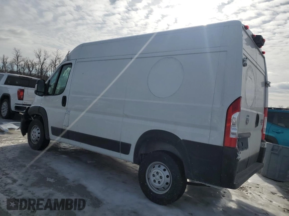 2023 Ram ProMaster Cargo with VIN 3C6LRVBG4PE548067, listed as a Copart auction lot 89120375 with 85,164 mi miles and Salvage Title. Bid and sale history available at carsss.com. Image 2.