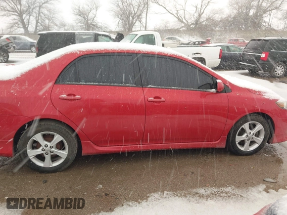 2013 Toyota Corolla L with VIN 5YFBU4EE0DP093820, listed as a IAAI auction lot 41832927 with 161,204 mi miles. Bid and sale history available at carsss.com. Image 13.
