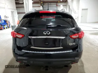 2014 Infiniti QX70 z VIN JN8CS1MW0EM411494, wystawiony jako Copart lot #55810625 z przebiegiem 94 258 mil mil oraz Szkody całkowita. Historia ofert i sprzedaży dostępna na DreamBid. Obrazek 6.