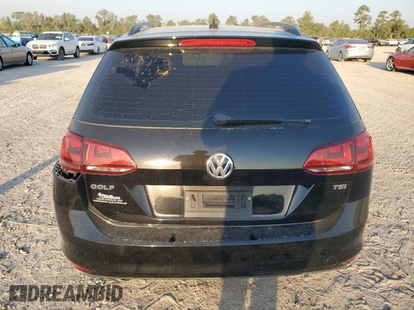 2016 Volkswagen Golf SportWagen TSI S with VIN 3VWC17AU1GM520068, listed as a Copart auction lot 75169214 with 103,329 mi miles and Salvage Title. Bid and sale history available at carsss.com. Image 6.