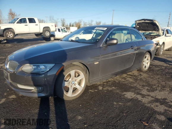 2011 BMW 3 Series 335i with VIN WBADX7C56BE742886, listed as a Copart auction lot 82851284 with 95,759 mi miles and Salvage Title. Bid and sale history available at carsss.com. Image 1.