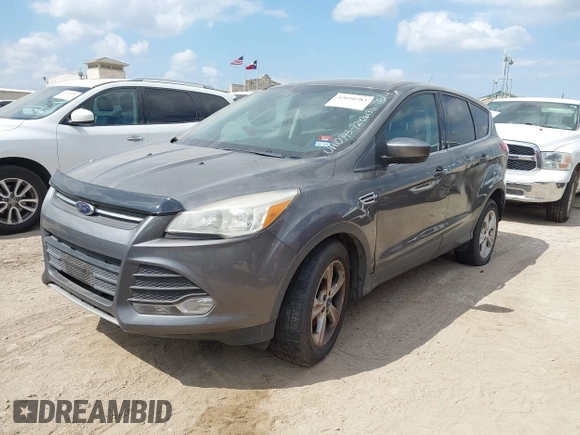 2013 Ford Escape SE with VIN 1FMCU0GX5DUA10943, listed as a IAAI auction lot 42050783 with 136,063 mi miles. Bid and sale history available at carsss.com. Image 2.
