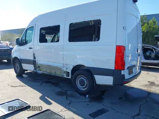 2022 Mercedes-Benz Sprinter Cargo Cargo with VIN W1Y40BHY2NT107852, listed as a IAAI auction lot 41323608 with 27,397 mi miles and . Bid and sale history available at DreamBid. Image 3.