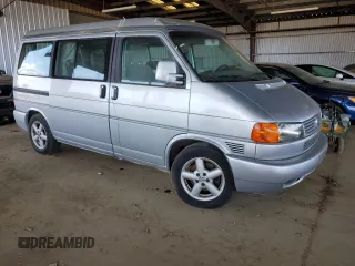 2002 Volkswagen EuroVan MV with VIN WV2NB47082H069960, listed as a Copart auction lot 45790435 with 203,008 mi miles and Salvage Title. Bid and sale history available at DreamBid. Image 4.