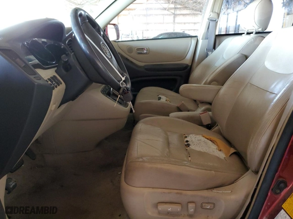 2001 Toyota Highlander with VIN JTEGF21A810010885, listed as a Copart auction lot 46028135 with 193,446 mi miles and Clean Title. Bid and sale history available at carsss.com. Image 7.