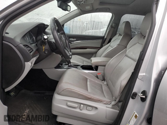 2015 Acura MDX Tech Pkg with VIN 5FRYD4H44FB003062, listed as a Copart auction lot 44702035 with 0 mi miles and Salvage Title. Bid and sale history available at carsss.com. Image 7.