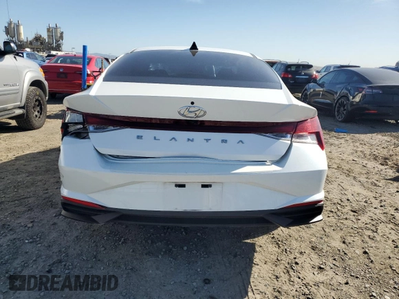 2023 Hyundai Elantra SEL with VIN 5NPLS4AG3PH097749, listed as a Copart auction lot 49649665 with 142,871 mi miles and Salvage Title. Bid and sale history available at DreamBid. Image 6.