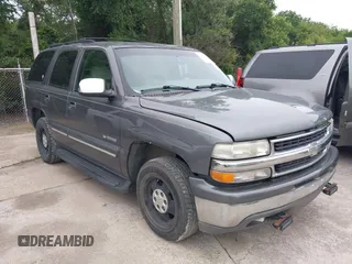 2001 Chevrolet Tahoe LS z VIN 1GNEC13T01J147222, wystawiony jako IAAI lot #42378496 z przebiegiem Nie podano mil oraz . Historia ofert i sprzedaży dostępna na DreamBid. Obrazek 1.