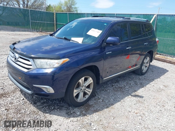 2012 Toyota Highlander Limited with VIN 5TDYK3EH0CS072699, listed as a IAAI auction lot 41861645 with 183,815 mi miles and . Bid and sale history available at DreamBid. Image 17.
