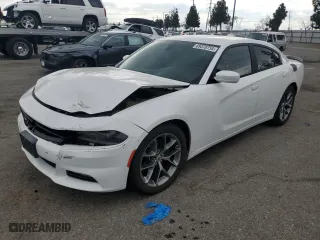 2016 Dodge Charger SXT with VIN 2C3CDXHG1GH272045, listed as a Copart auction lot 89378755 with 104,869 mi miles and Salvage Title. Bid and sale history available at carsss.com. Image 1.