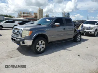 2012 Ford F-150 XL with VIN 1FTFW1ET6CFA04427, listed as a Copart auction lot 61848375 with 205,945 mi miles and Salvage title. Bid and sale history available at DreamBid. Image 1.