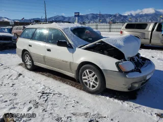 2001 Subaru Legacy Wagon Outback w/RL Equip with VIN 4S3BH675117650678, listed as a Copart auction lot 84107504 with 0 mi miles and Salvage Title. Bid and sale history available at carsss.com. Image 4.