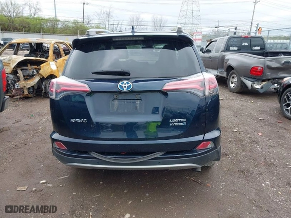 2017 Toyota RAV4 Hybrid Limited with VIN JTMDJREVXHD072464, listed as a IAAI auction lot 41921253 with 96,203 mi miles. Bid and sale history available at carsss.com. Image 16.