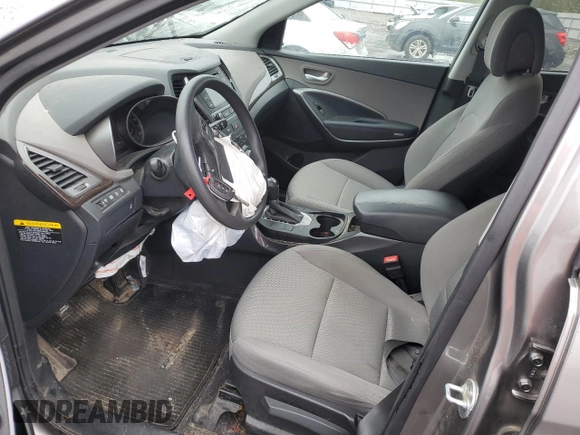 2017 Hyundai Santa Fe 2.4L z VIN 5NMZTDLB1HH036584, wystawiony jako Copart lot #56033815 z przebiegiem 56 003 mil mil oraz Szkoda całkowita • Salvage title. Historia ofert i sprzedaży dostępna na DreamBid. Obrazek 7.