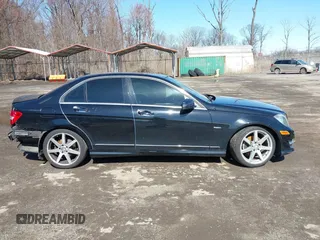 2012 Mercedes-Benz C-Class C 250 Sport with VIN WDDGF4HB9CR237960, listed as a IAAI auction lot 41816875 with 126,524 mi miles. Bid and sale history available at carsss.com. Image 13.