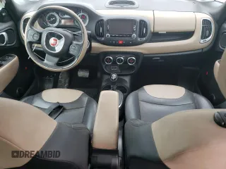2017 FIAT 500L Lounge with VIN ZFBCFACH1HZ040164, listed as a Copart auction lot 47177495 with 35,209 mi miles and Salvage Title. Bid and sale history available at DreamBid. Image 8.