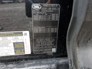 2020 Land Rover Defender HSE with VIN SALE9EEU8L2014797, listed as a Copart auction lot 60465465 with 43,427 mi miles and Salvage title. Bid and sale history available at DreamBid. Image 13.