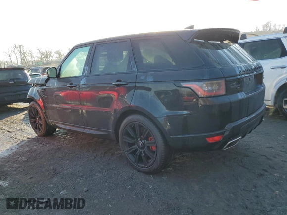 2021 Land Rover Range Rover Sport HST with VIN SALWS2RU0MA774280, listed as a Copart auction lot 84908794 with 19,554 mi miles and Salvage Title. Bid and sale history available at carsss.com. Image 2.