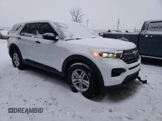 2023 Ford Explorer with VIN 1FMSK8BH8PGB85657, listed as a Copart auction lot 83587504 with 60,332 mi miles and Salvage title. Bid and sale history available at DreamBid. Image 4.