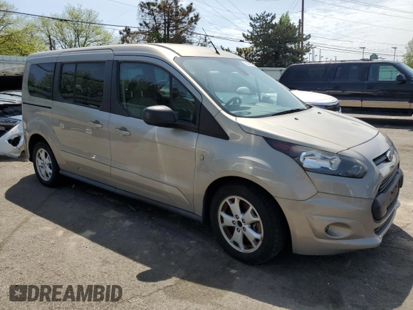 2015 Ford Transit Connect XLT with VIN NM0GE9F78F1197959, listed as a Copart auction lot 54489075 with 110,226 mi miles and Clean title. Bid and sale history available at DreamBid. Image 4.