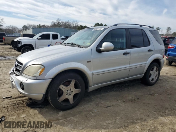 2001 Mercedes-Benz M-Class AMG with VIN 4JGAB74E21A227338, listed as a Copart auction lot 46991495 with 252,783 mi miles and Clean Title. Bid and sale history available at carsss.com. Image 1.
