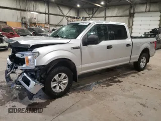 2018 Ford F-150 XL with VIN 1FTFW1E50JFB35013, listed as a Copart auction lot 57240755 with 127,401 mi miles and Salvage title. Bid and sale history available at DreamBid. Image 1.