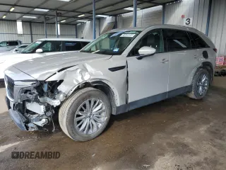 2024 Mazda CX-90 Preferred Plus with VIN JM3KKCHDXR1123637, listed as a Copart auction lot 51636065 with 35,775 mi miles and Salvage Title. Bid and sale history available at DreamBid. Image 1.