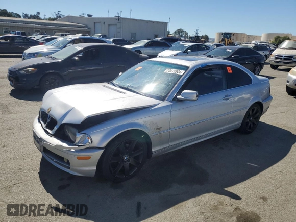 2000 BMW 3 Series 323Ci with VIN WBABM3346YJN86283, listed as a Copart auction lot 73070904 with Not Provided miles and Salvage Title. Bid and sale history available at DreamBid. Image 1.