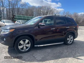 2012 Kia Sorento EX with VIN 5XYKUCA68CG220857, listed as a Copart auction lot 46635505 with 129,151 mi miles and Clean Title. Bid and sale history available at carsss.com. Image 2.