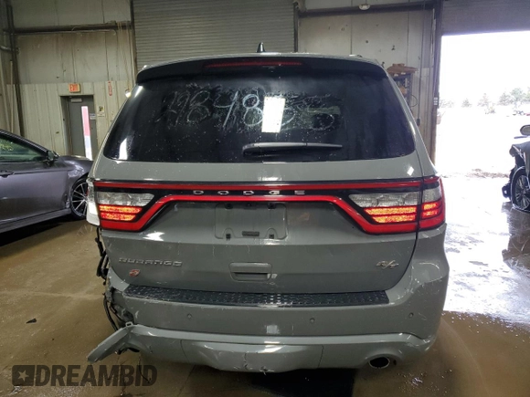 2024 Dodge Durango R/T Plus with VIN 1C4SDJCT2RC126039, listed as a Copart auction lot 51129385 with 29,392 mi miles and Non Repairable. Bid and sale history available at DreamBid. Image 6.