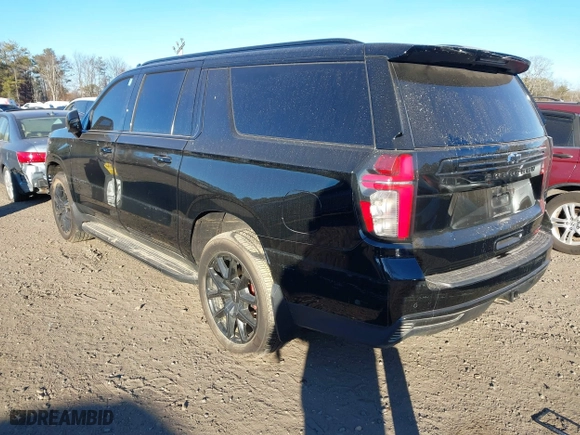 2023 Chevrolet Suburban RST with VIN 1GNSKEKD4PR212400, listed as a IAAI auction lot 41274552 with 22,602 mi miles. Bid and sale history available at carsss.com. Image 3.